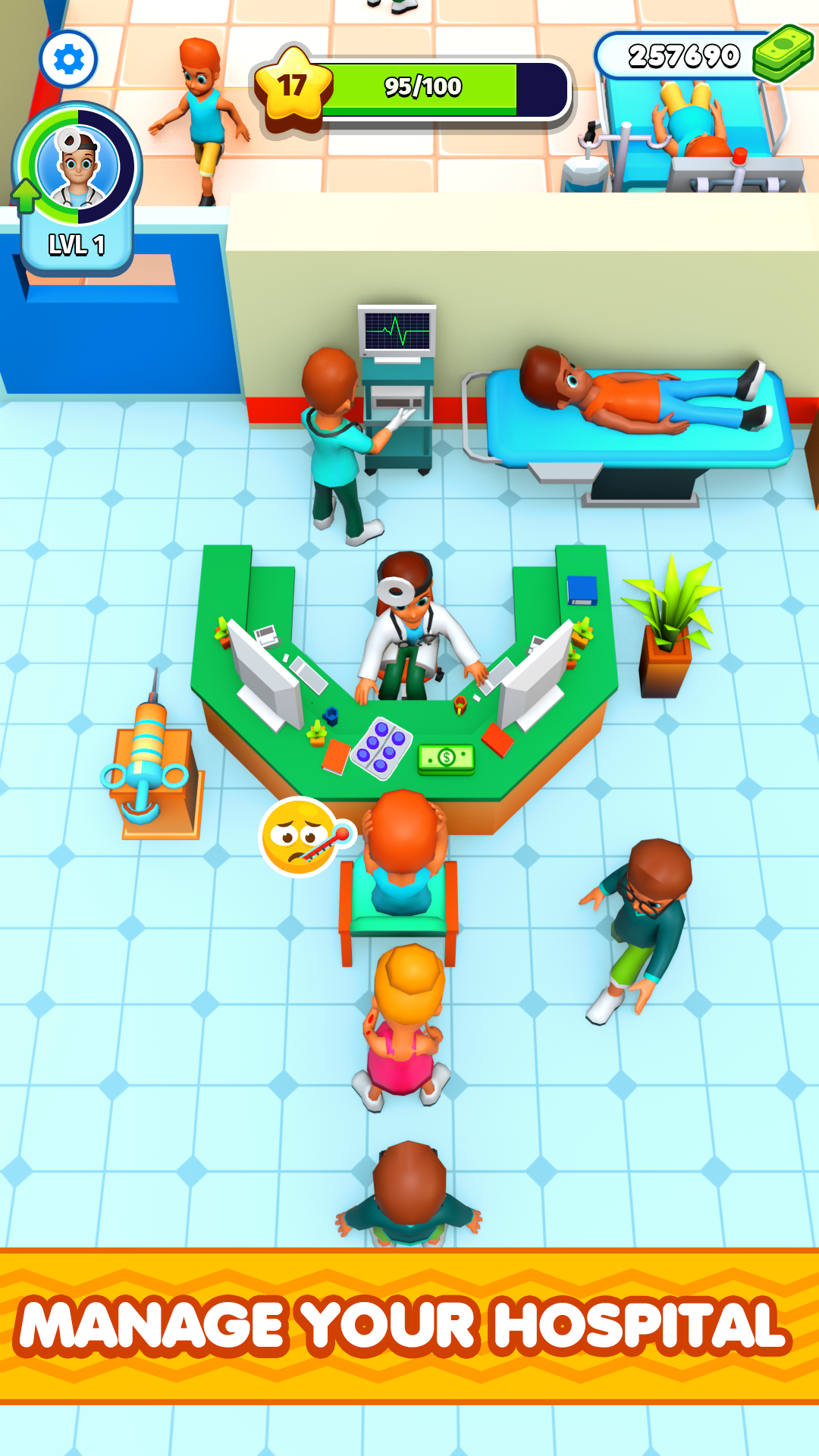 My Doctor: Idle Hospital Game ภาพหน้าจอเกม