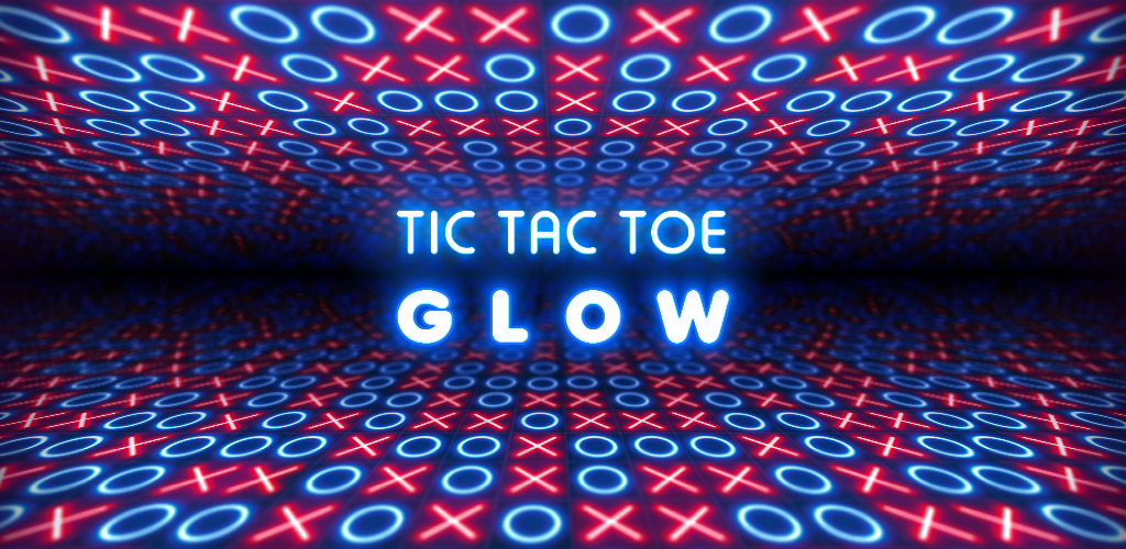 Banner of Tic Tac Toe Glow: 2 Players 