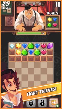 Stolen Jewels: Match 3 Puzzle ゲームのスクリーンショット