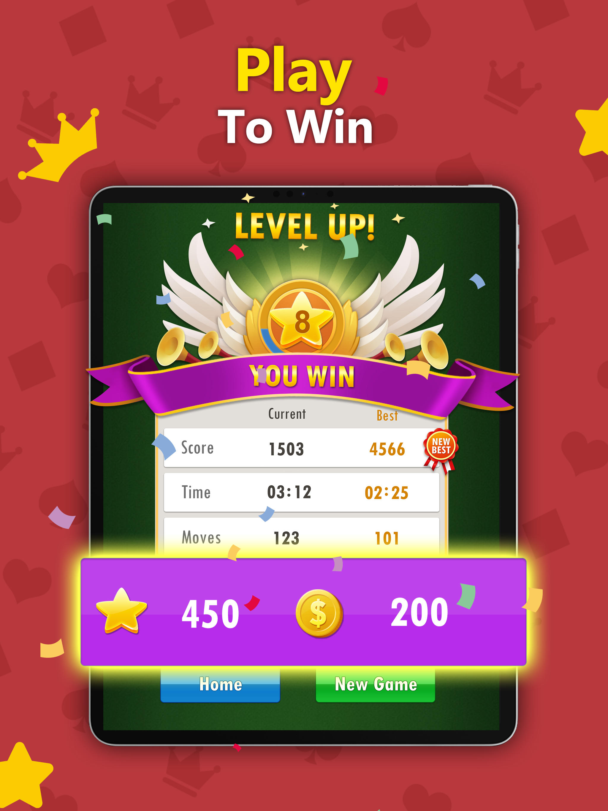 Freecell Solitaire Game Screenshot