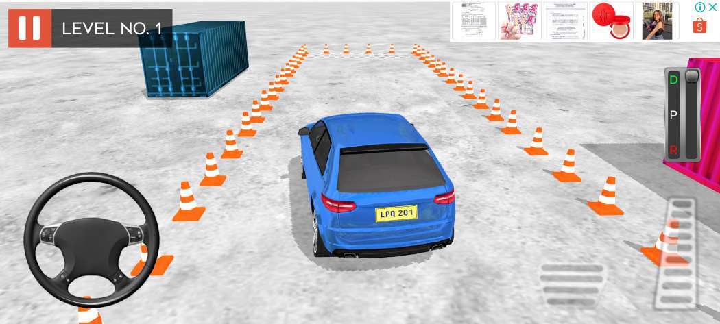 Screenshot of Car Driving Test