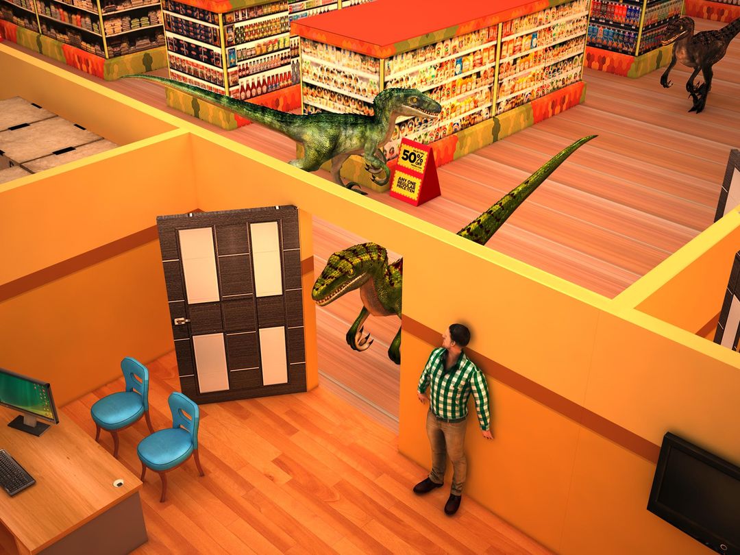 Supermarket Escape Dash 게임 스크린 샷