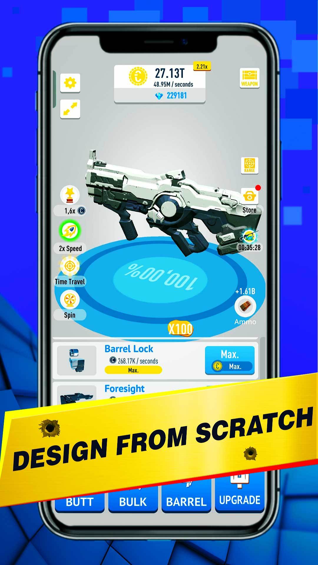 Idle Guns 3D - Clicker Game Game Screenshot