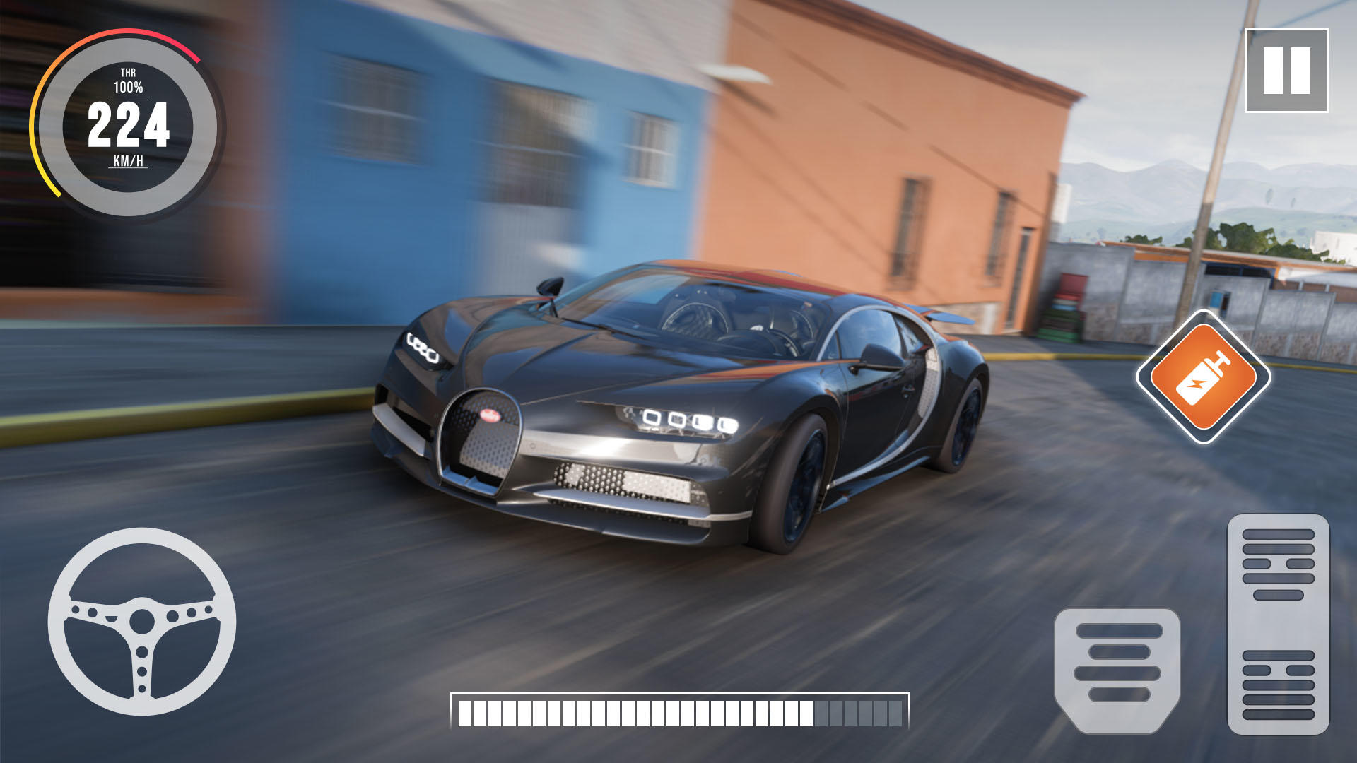 Screenshot of Drive Bugatti Chiron: Car Game