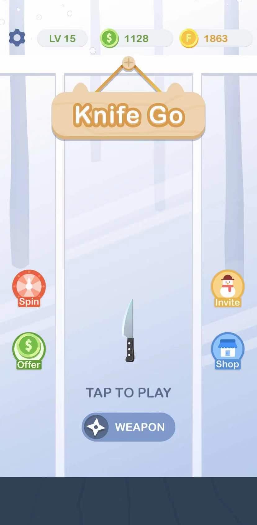 Screenshot 1 of Knife Go - Gupitin ang mga Prutas 1.0.5