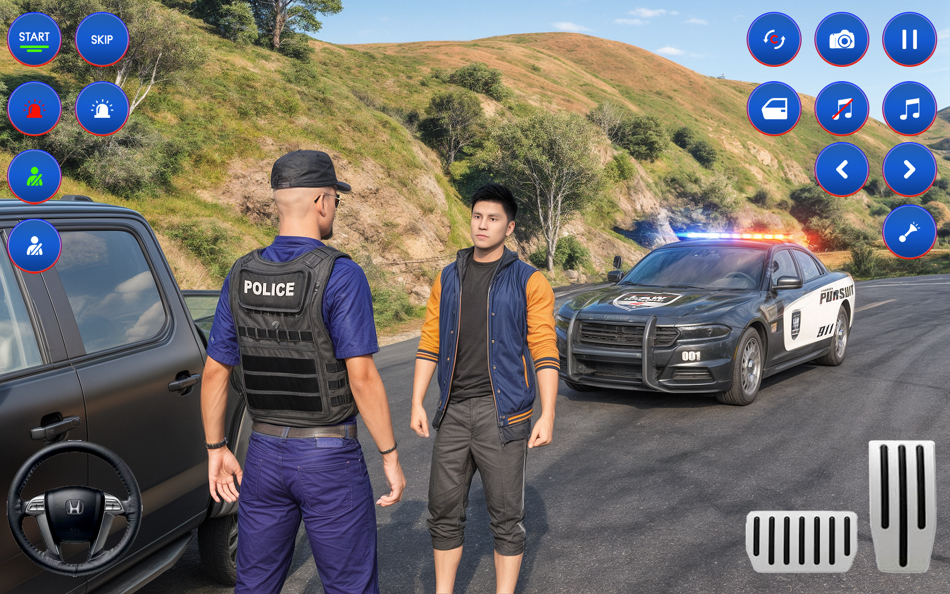 US Cop Car Chase Game 3d Game Screenshot