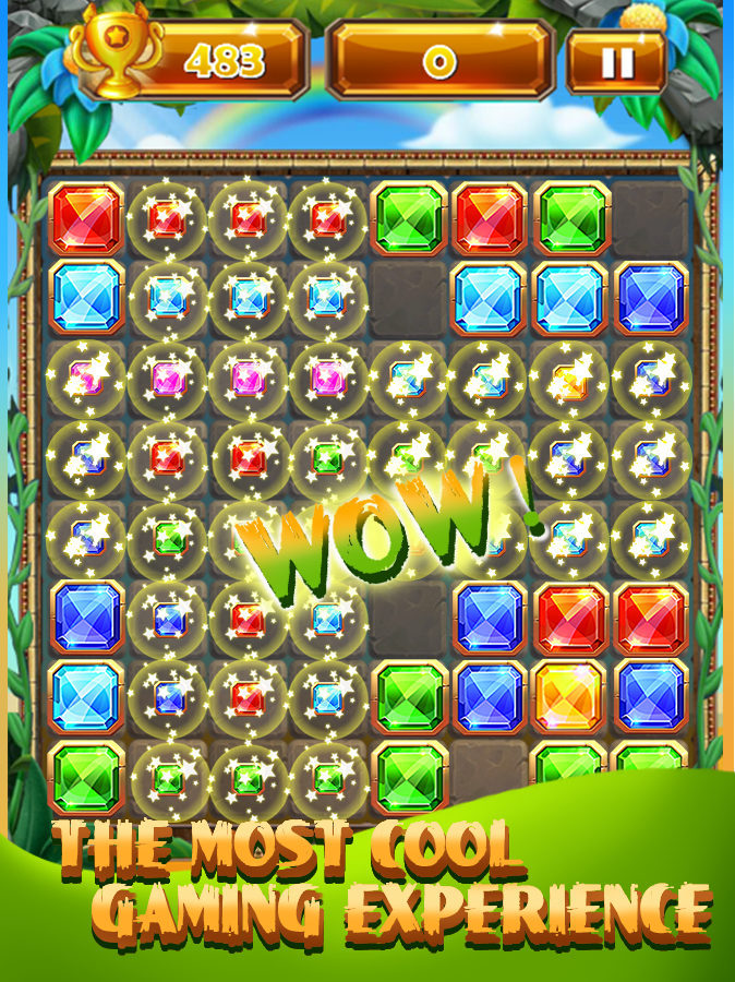 Puzzle Block Egyptian Quest Game Screenshot