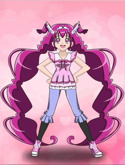 Screenshot of Smile Cure and Precure Avatar Maker