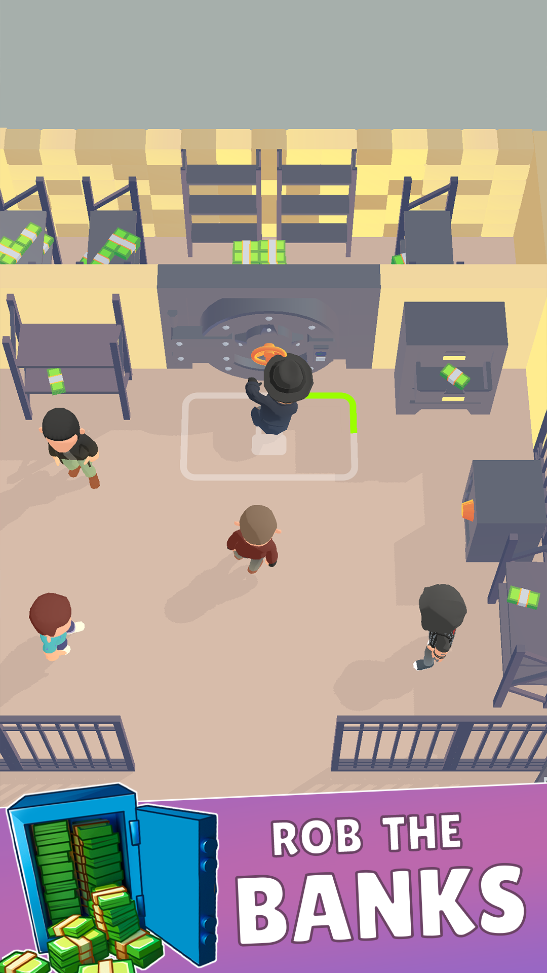 Merge Gangster Heist vs Police Game Screenshot
