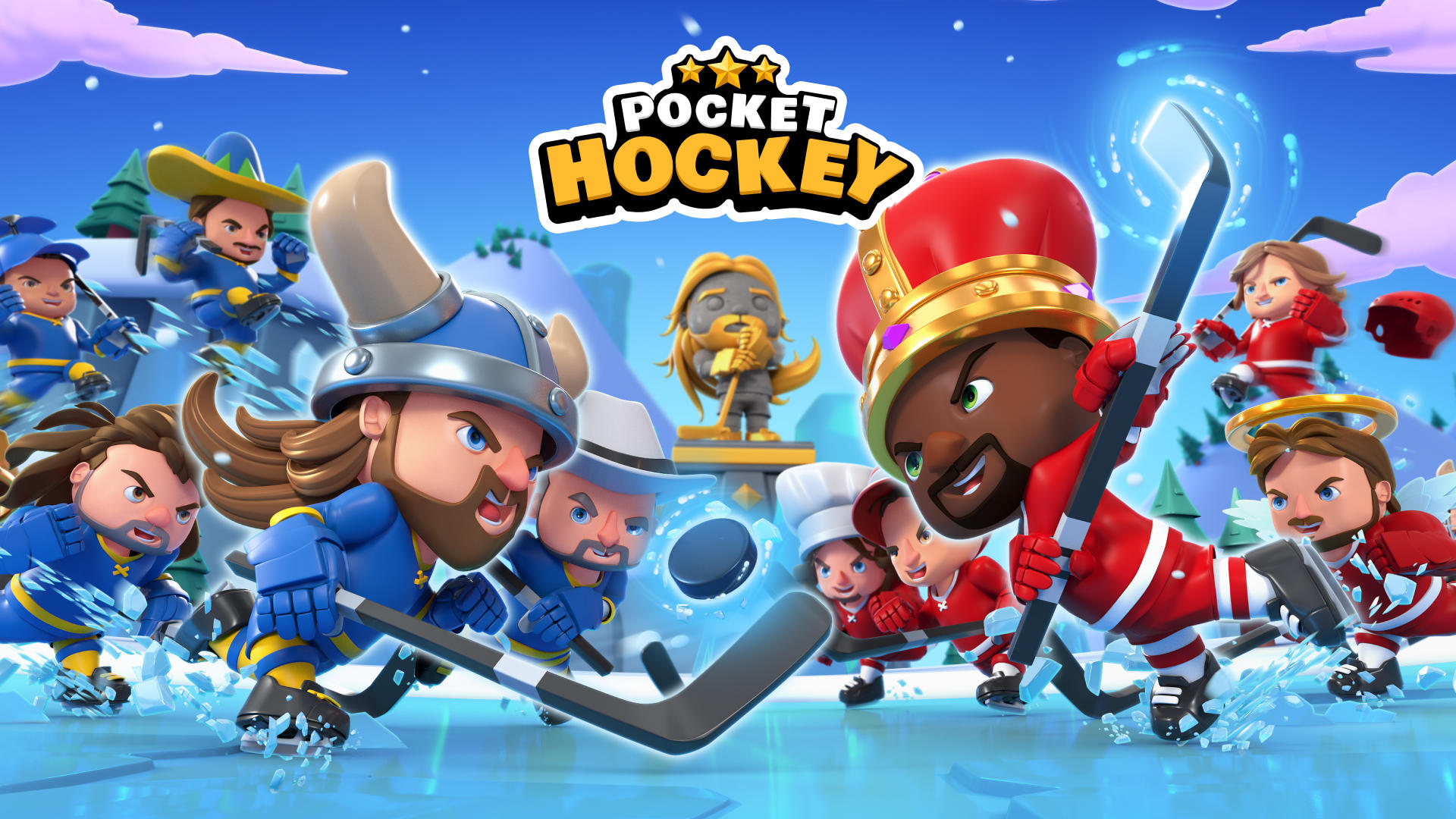 Pocket Hockey Stars Game Screenshot