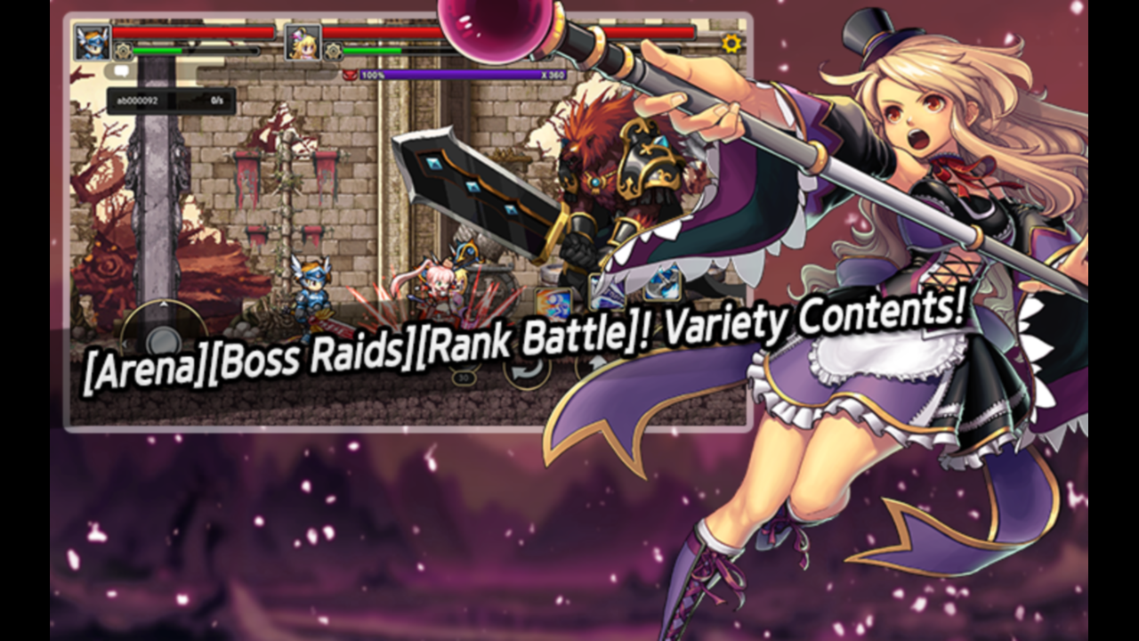 버스터 소울 : 고급형 자동사냥 RPG Game Screenshot