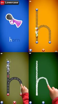 Captura de Tela do Jogo LetterSchool - learn write abc