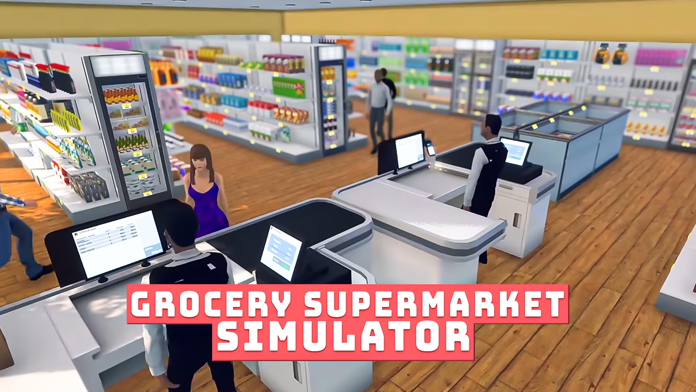 3D Supermarket Store Simulator Game Screenshot