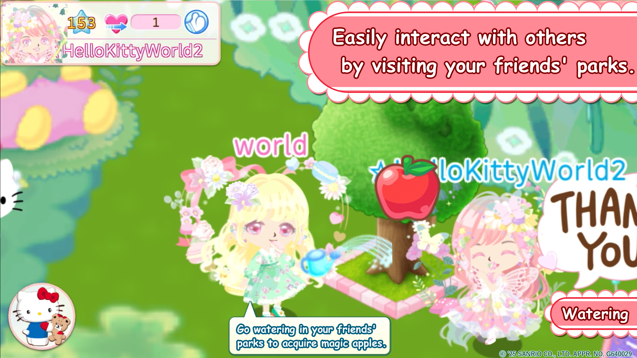 HelloKittyWorld2 Sanrio Kawaii Game Screenshot