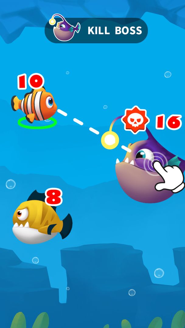 Fish Evolution screenshot game