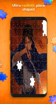 Attack On Titan Anime Puzzle Game Screenshot