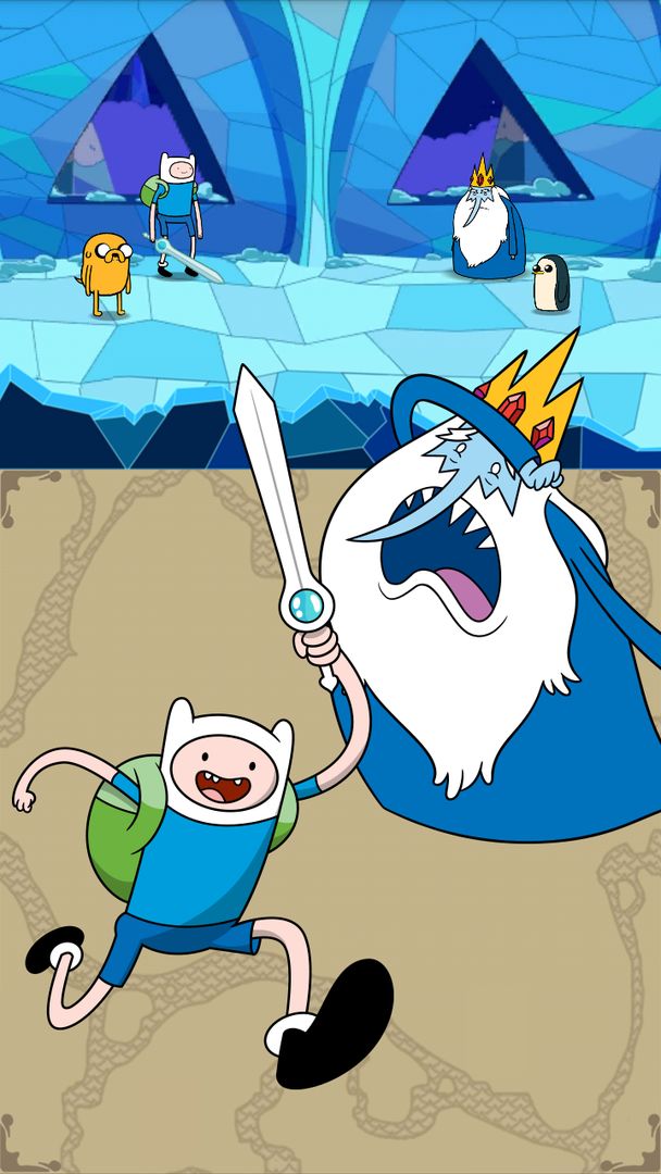 Adventure Time Puzzle Quest 게임 스크린 샷
