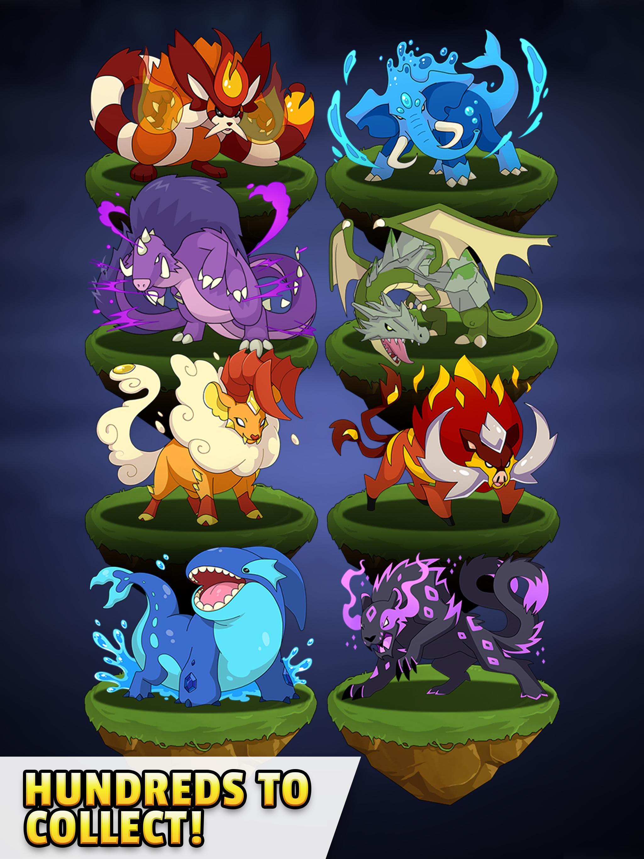Dynamons Evolution Puzzle & RPG: Legend of Dragons ภาพหน้าจอเกม
