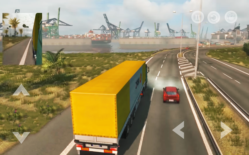Transporter Truck 2018 : Cargo,Cars,Goods Delivery Game Screenshot
