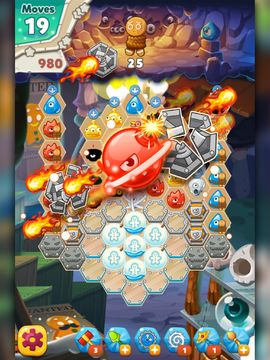 Monster Busters: Ice Slide Game Screenshot