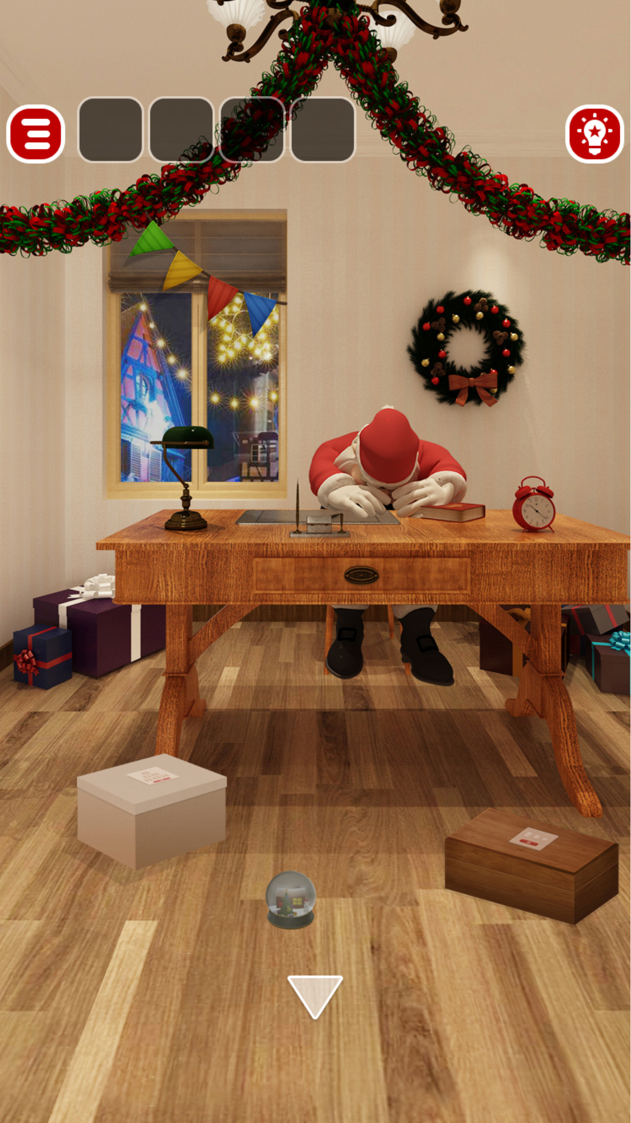 Escape room：Sleepy Christmas and gift Game Screenshot