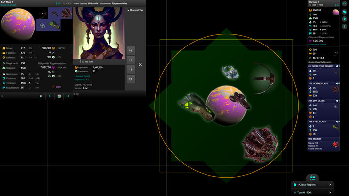Screenshot 1 of VGA Planets Nu 