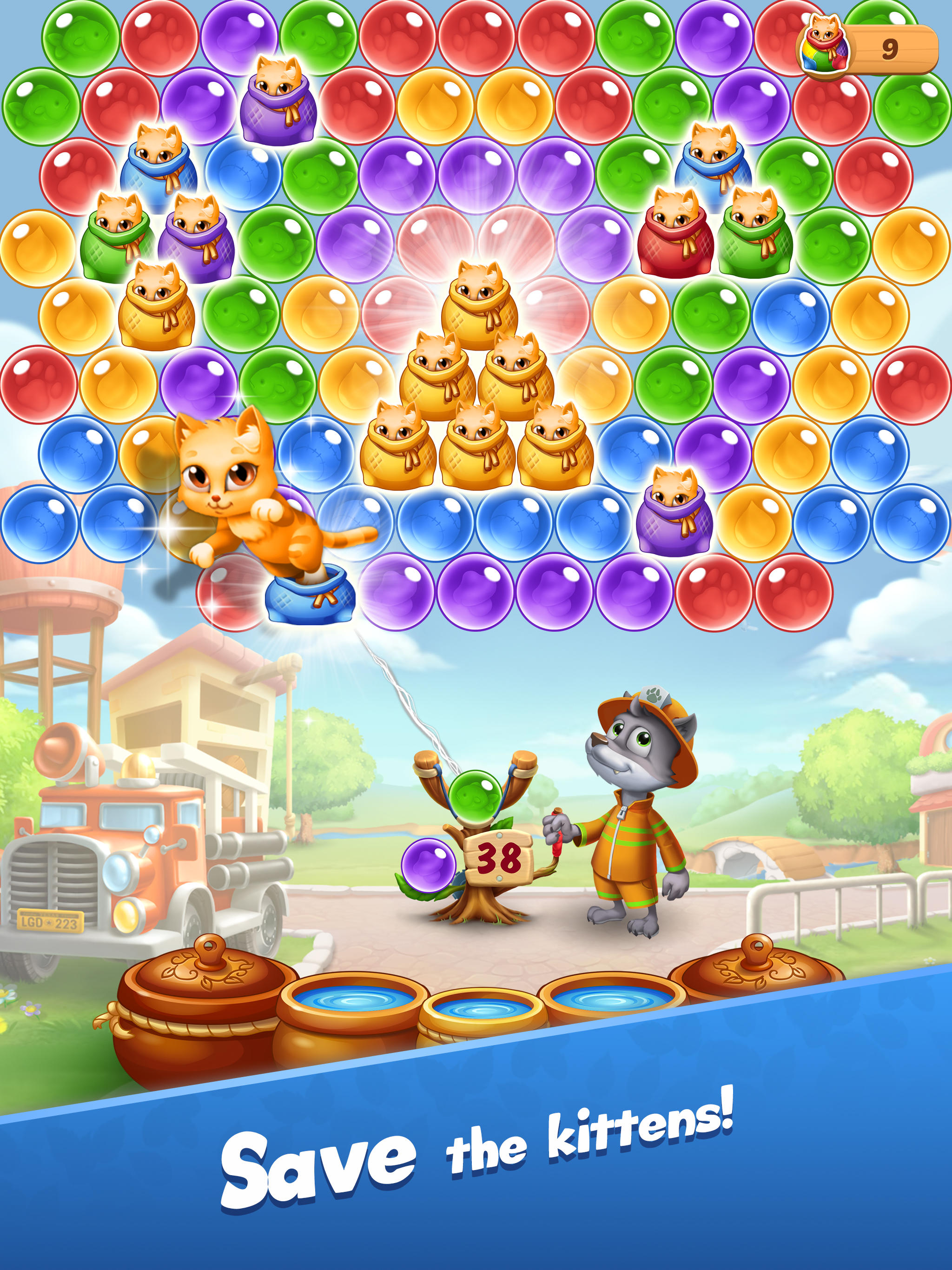 Cuplikan Layar Game Bubble Pop: Forest Rescue