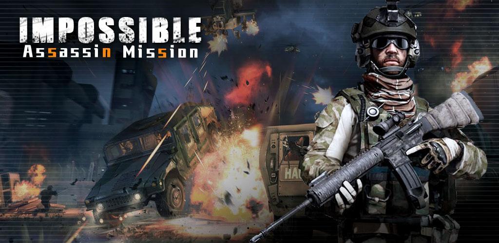 Banner of Impossible Assassin Mission - Jeu de commando d'élite 1.1.3