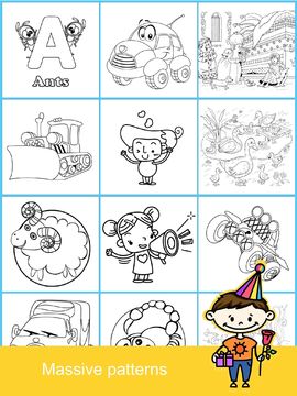 Coloring Book for kids Game Screenshot