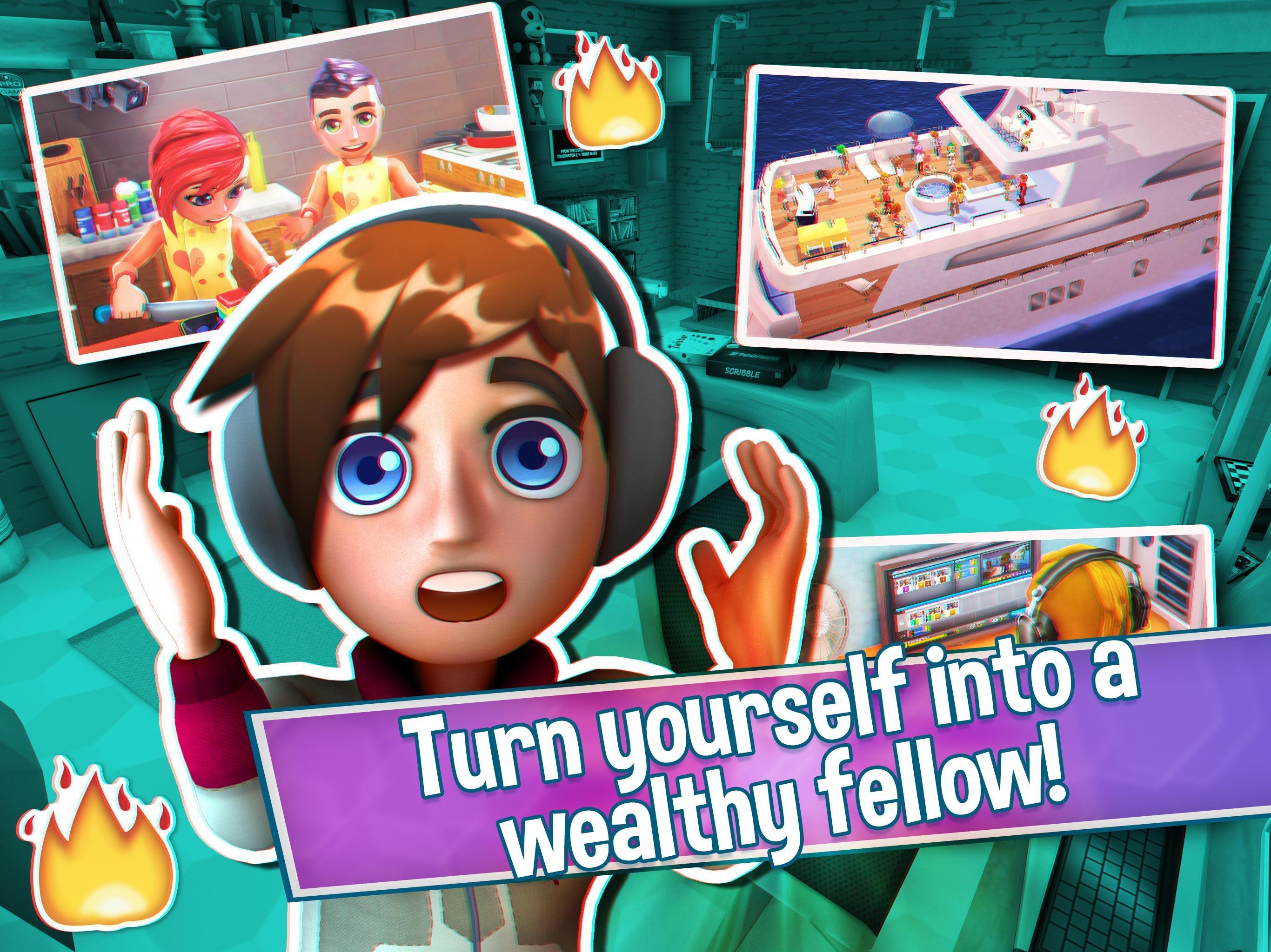 Youtubers Life: Gaming Channel Game Screenshot