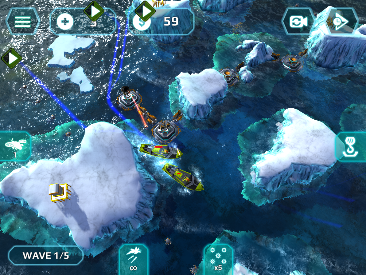 Скриншот игры Naval Storm TD