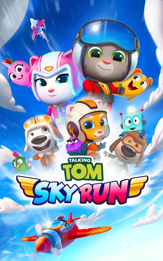 Talking Tom Sky Run: The Fun N ภาพหน้าจอเกม