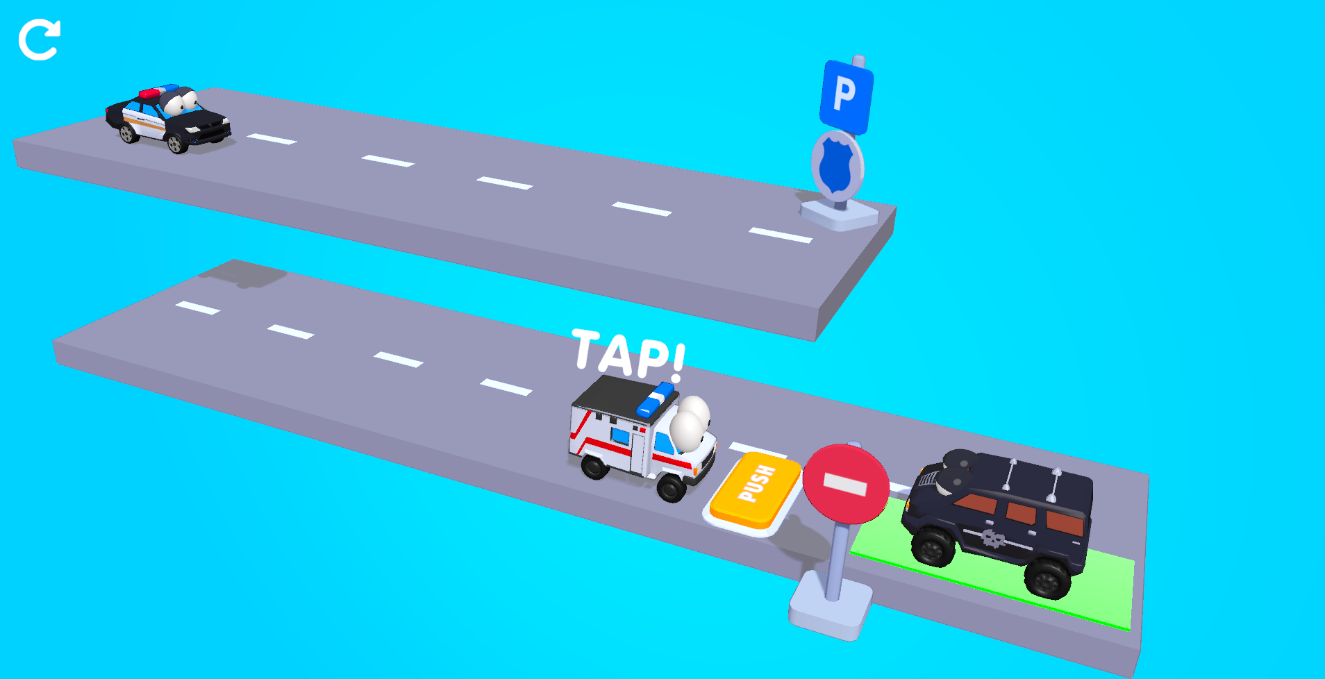 Vehicles 3D Game Screenshot