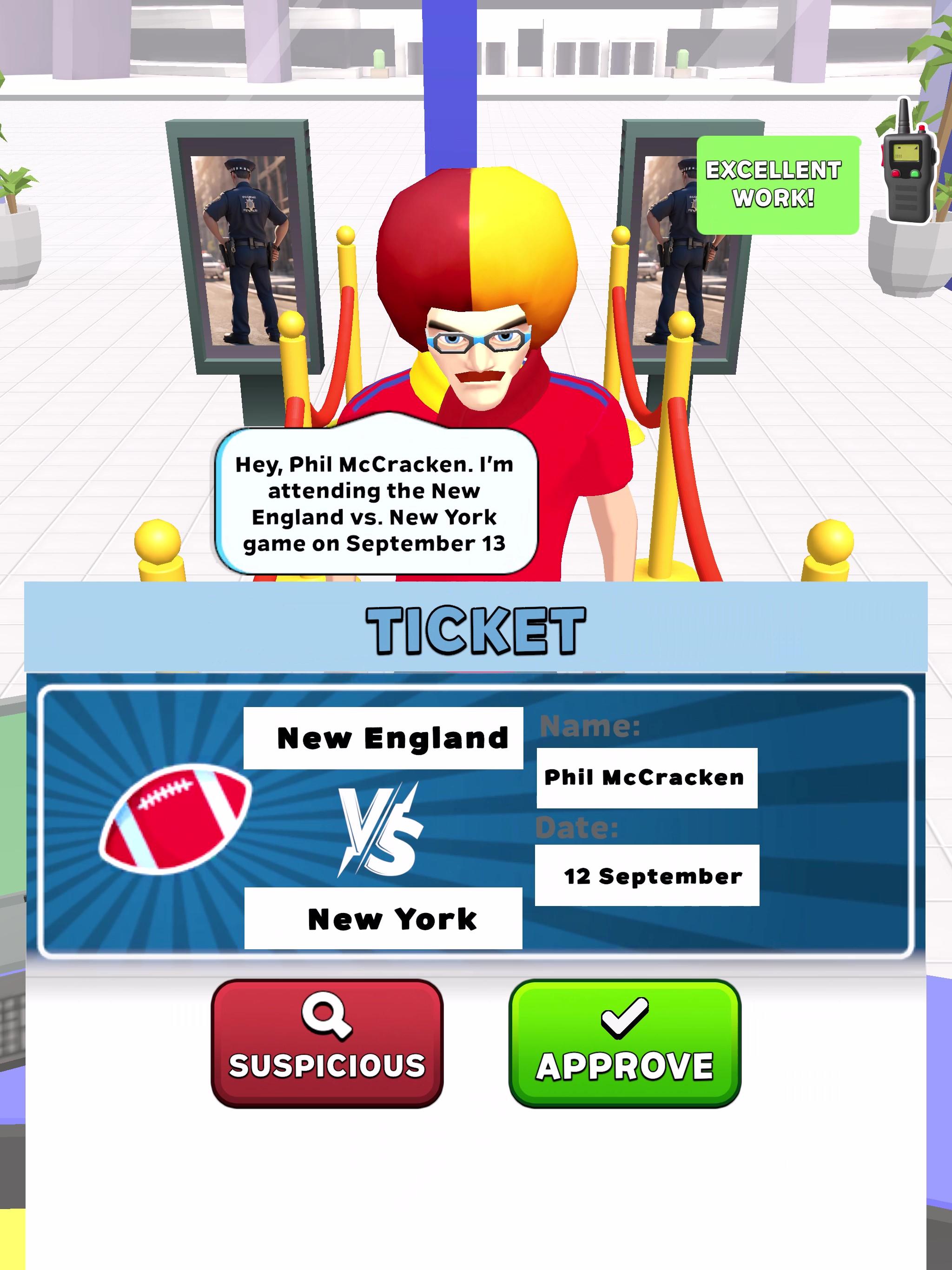 Football Giant - Police Chief Game Screenshot