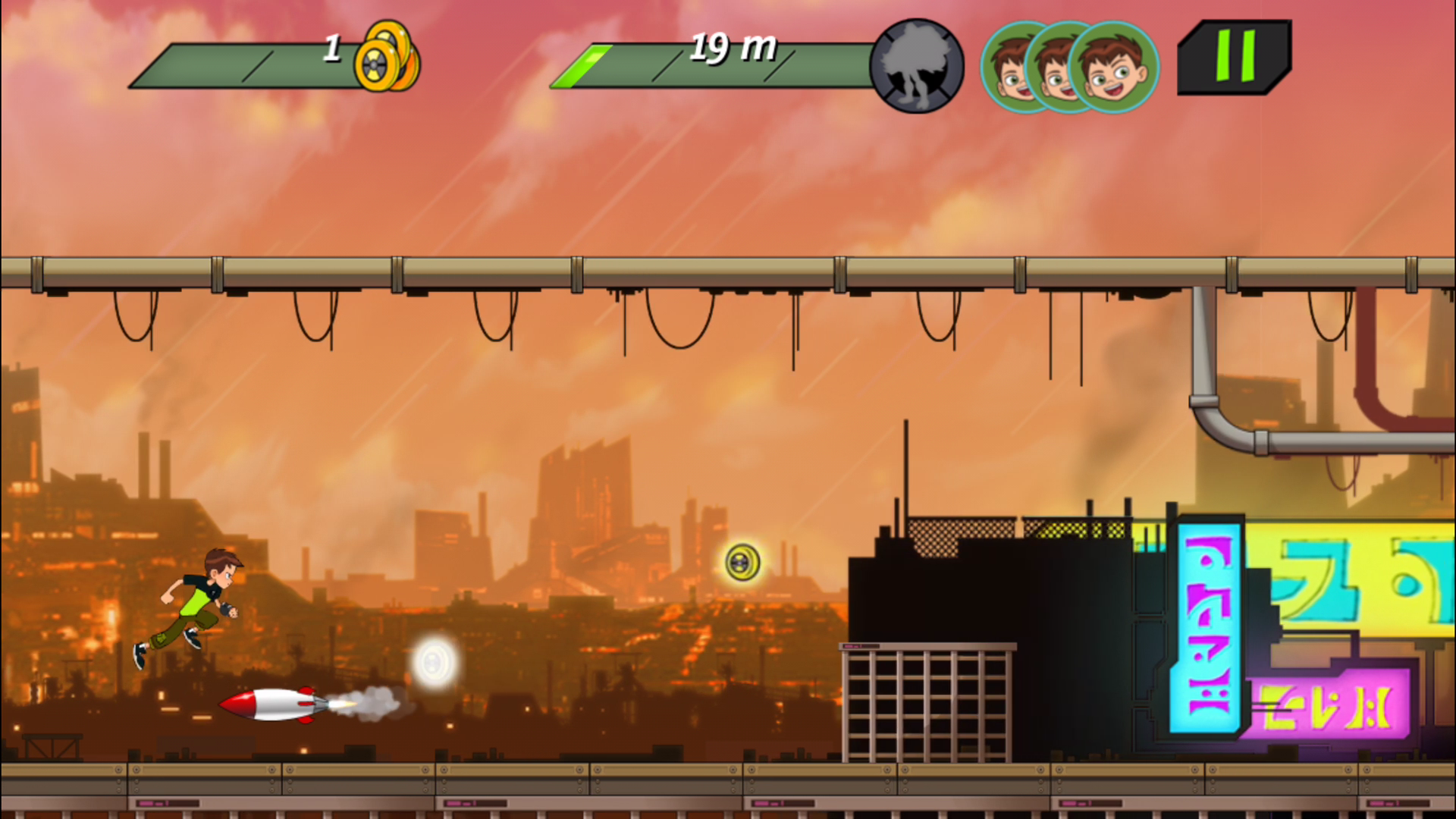 Captura de Tela do Jogo Ben10: Evolução Alienígena