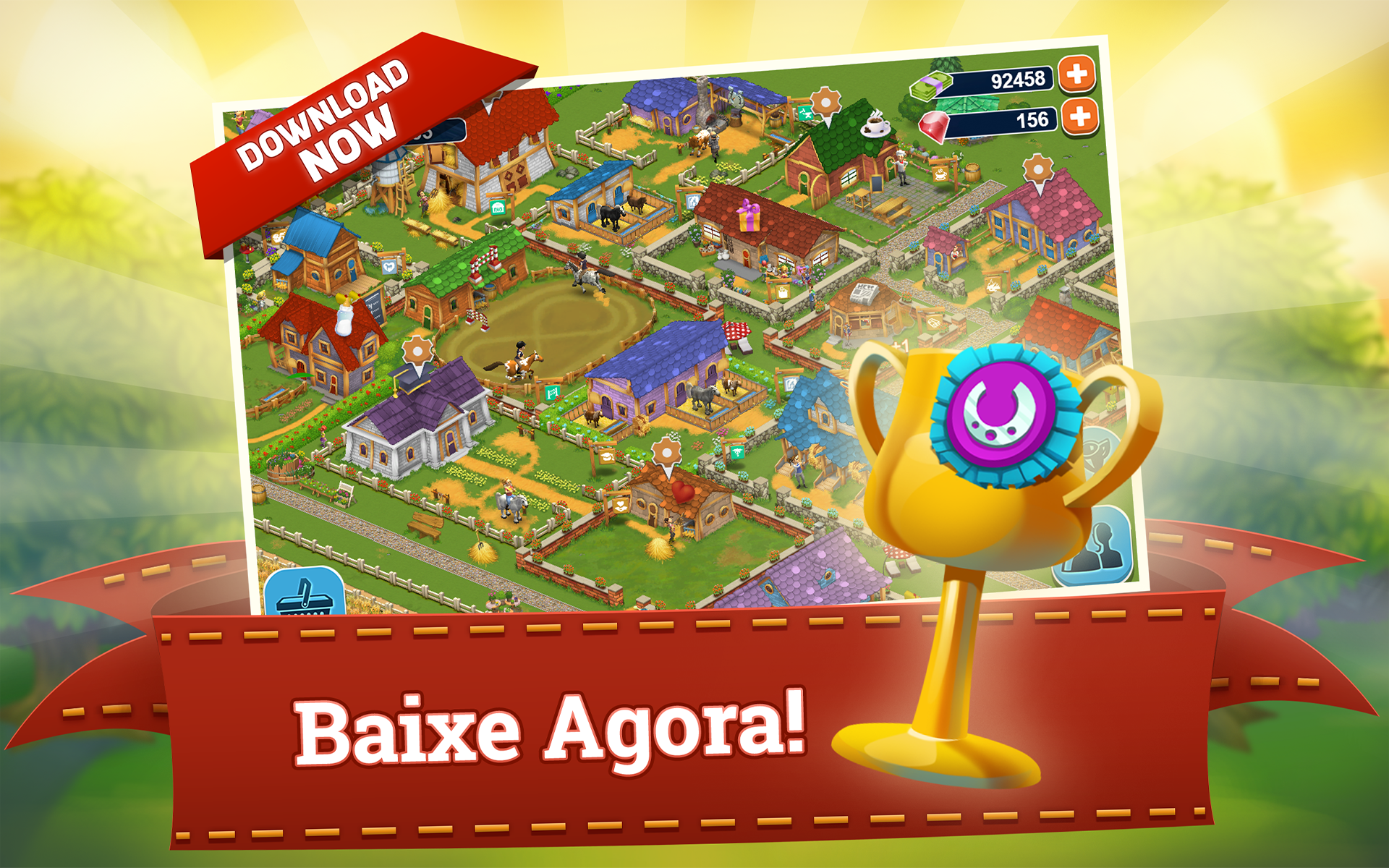 Captura de Tela do Jogo Horse Farm