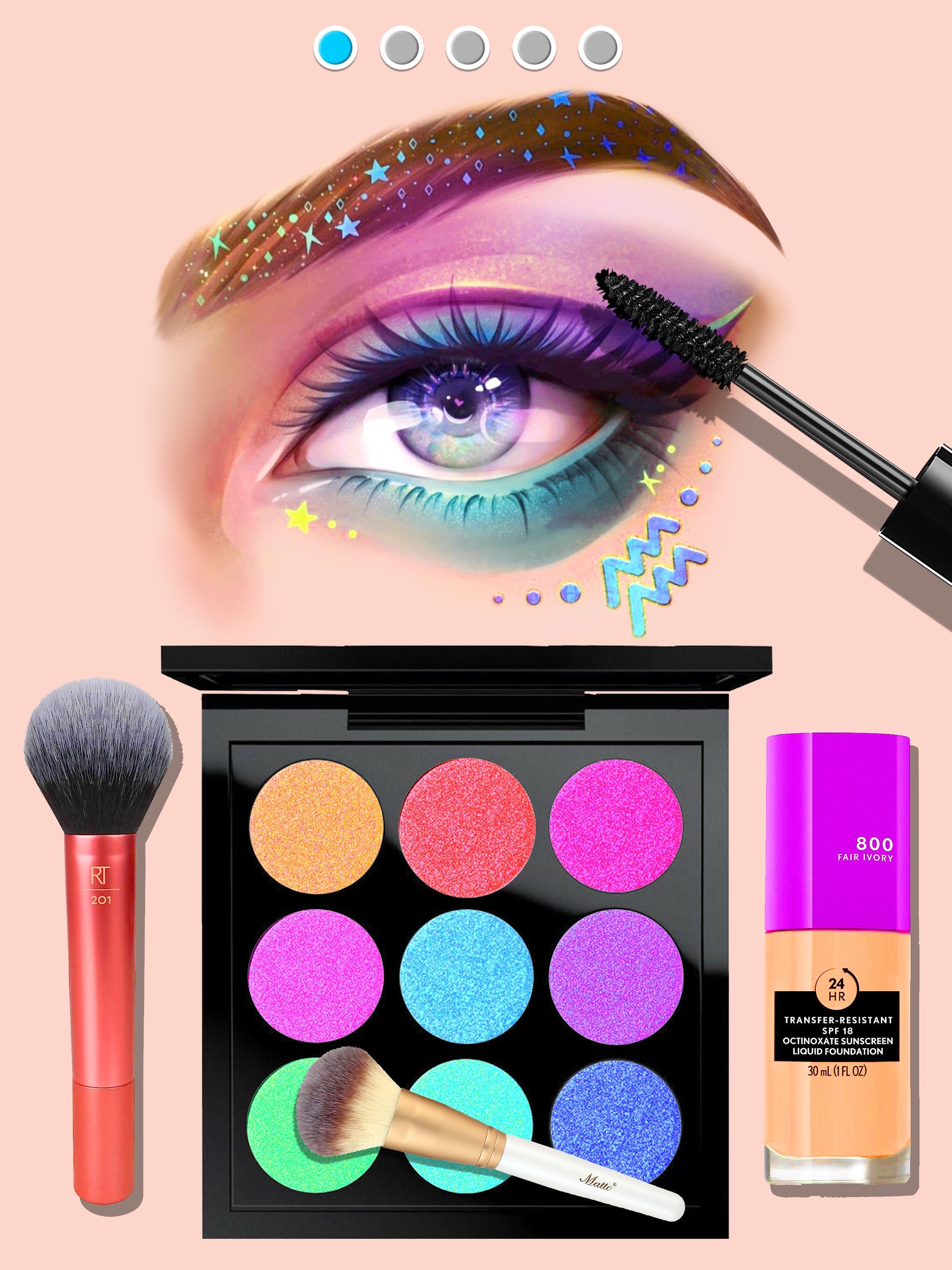 Makeup Kit: DIY Dress Up Games Game Screenshot