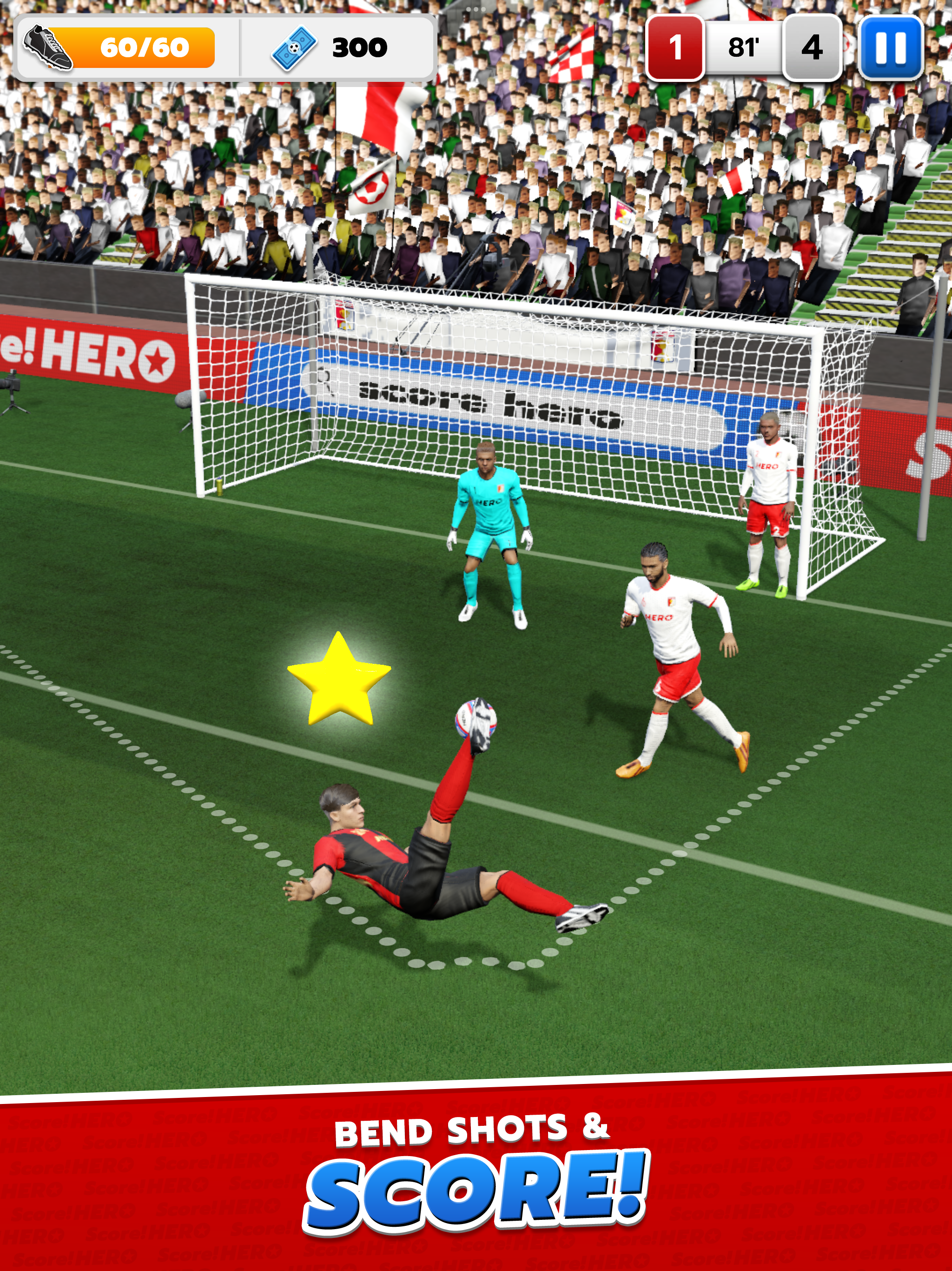 Скриншот игры Score! Hero