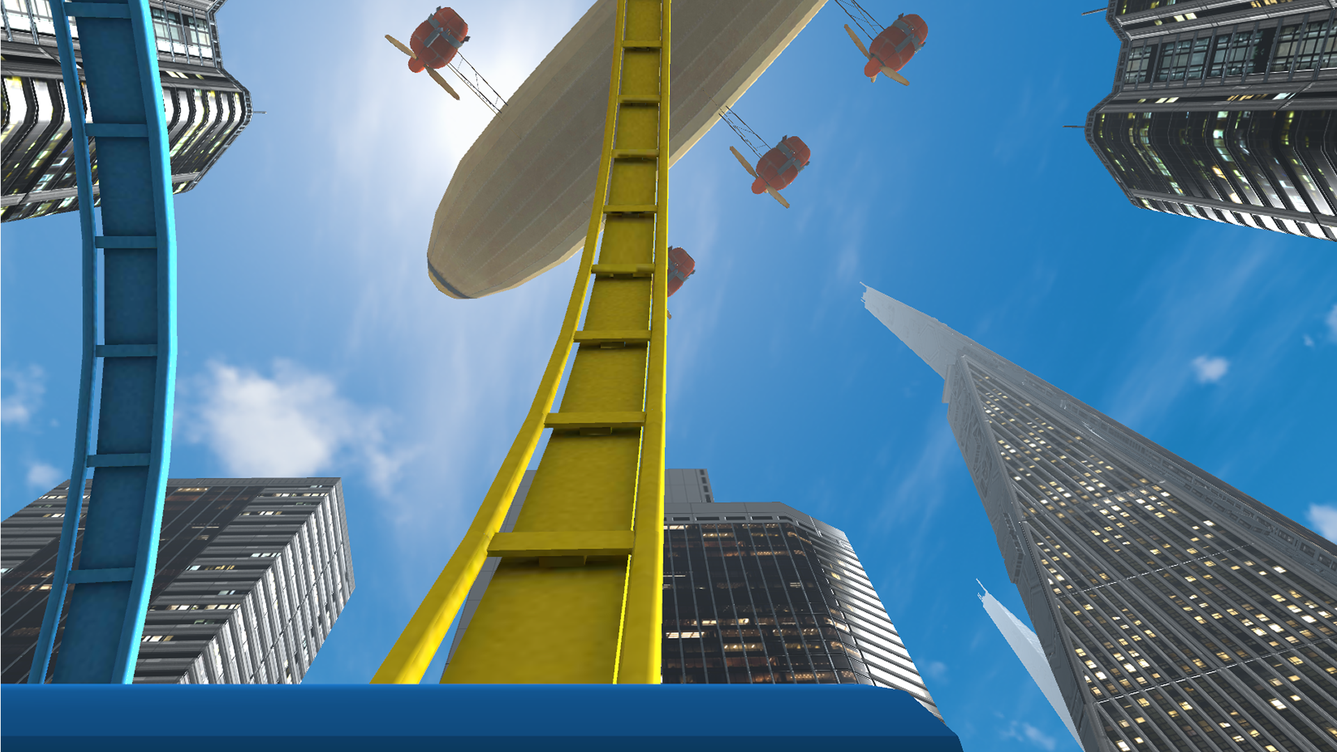 VR Roller Coaster Game Screenshot