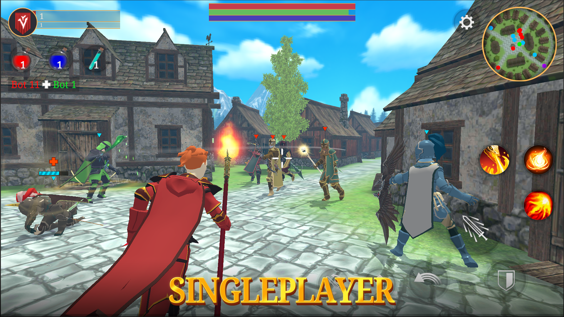 Combat Magic Spells & Swords Game Screenshot