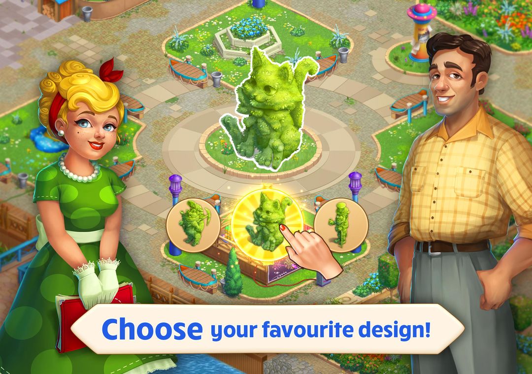 Matchland - Build your Theme Park 게임 스크린 샷