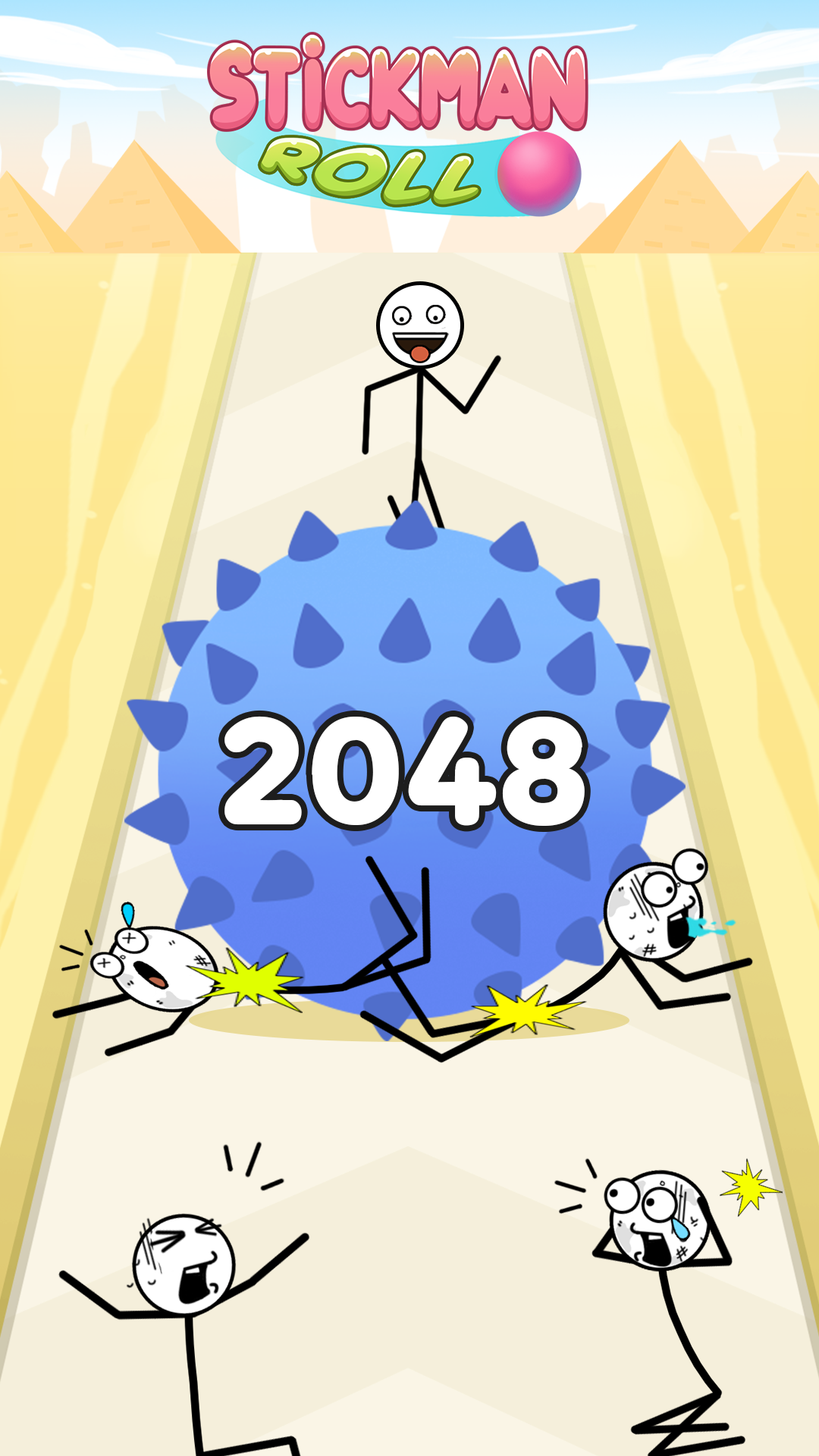 Stickman Roll Game Screenshot