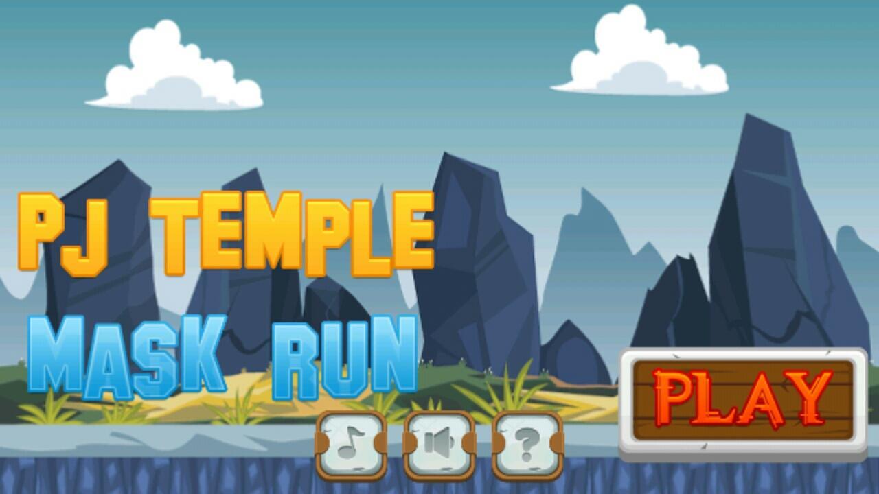 Pj temple mask run Game Screenshot