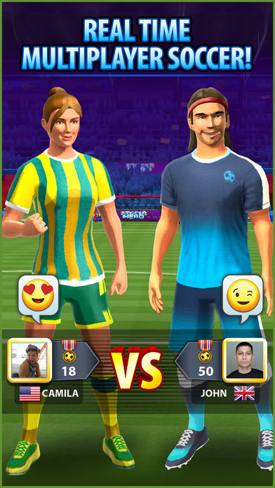 Screenshot of Soccer! Hero