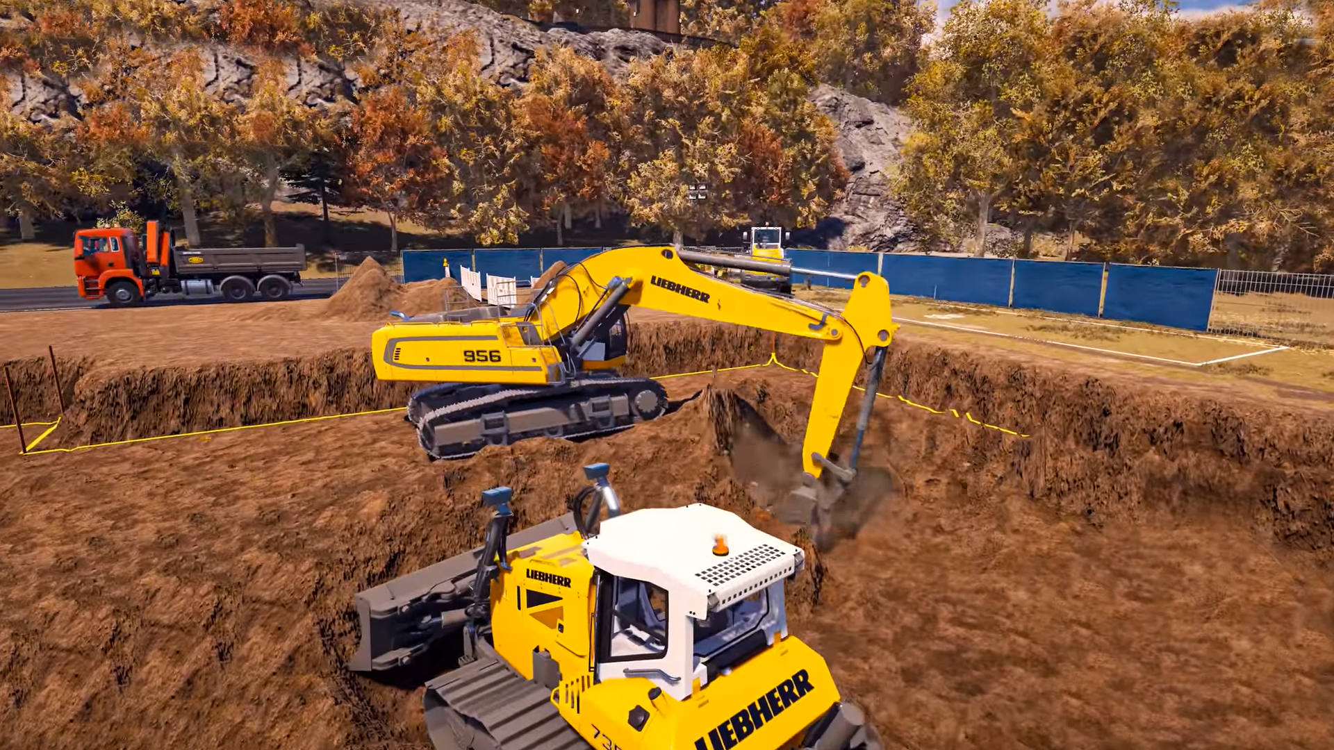 Road Construction Game JCB Game Screenshot