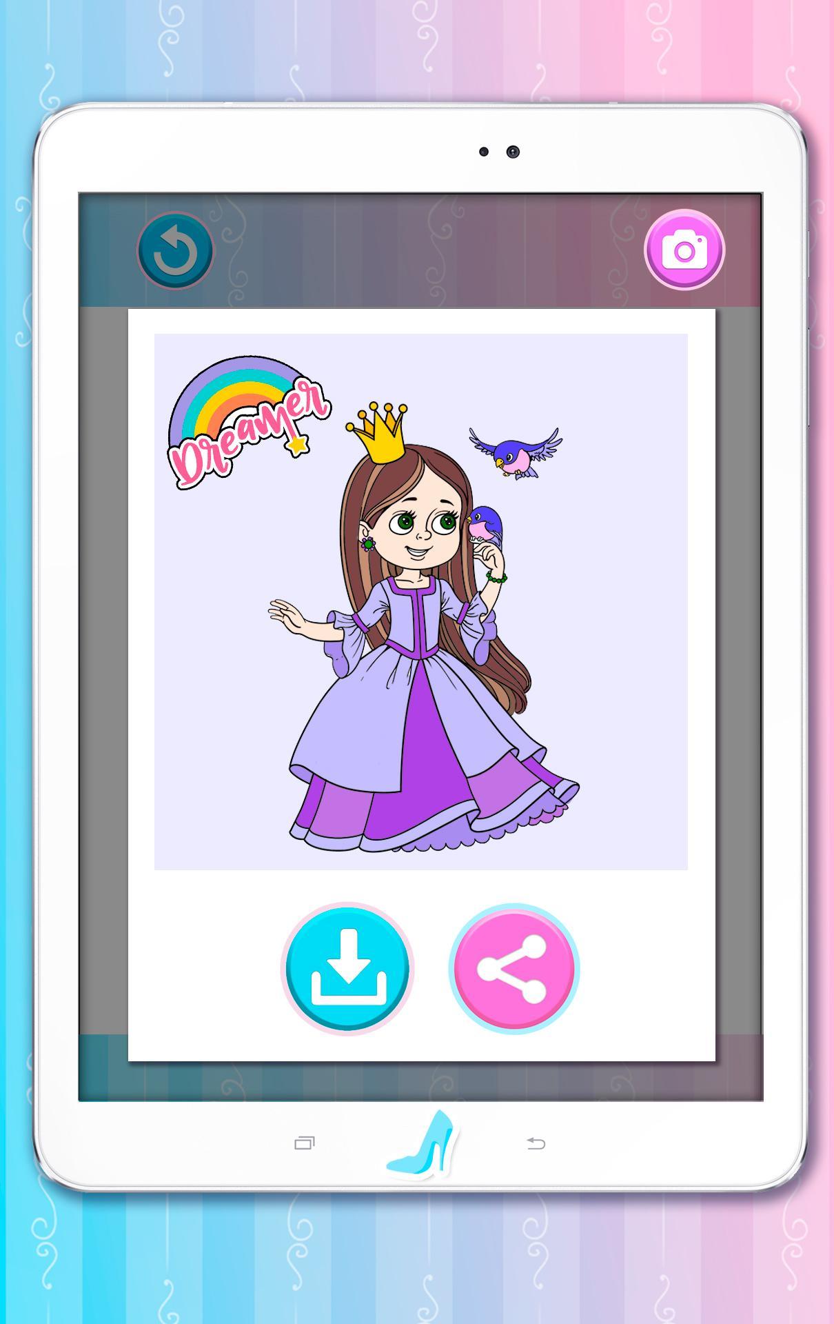Princess Coloring Pages ภาพหน้าจอเกม