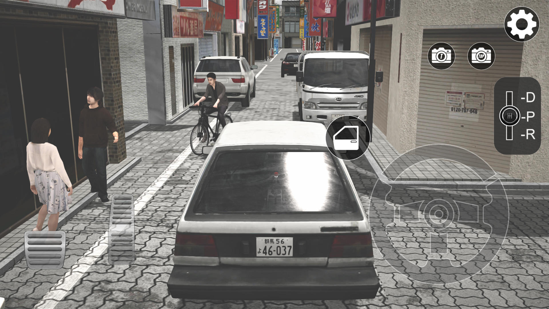 Screenshot of Tokyo Narrow Driving Escape 3D