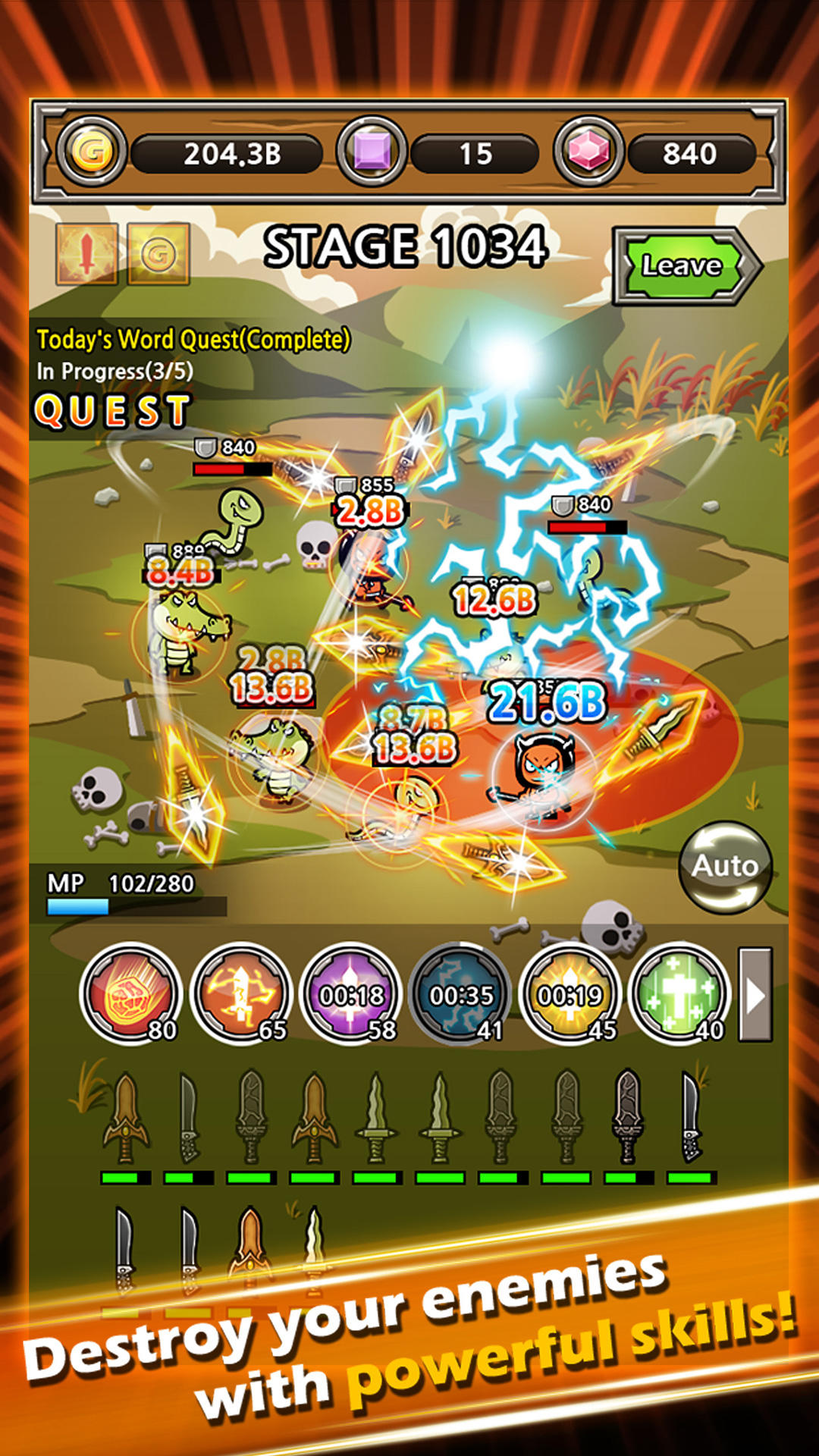 Blade Crafter Game Screenshot