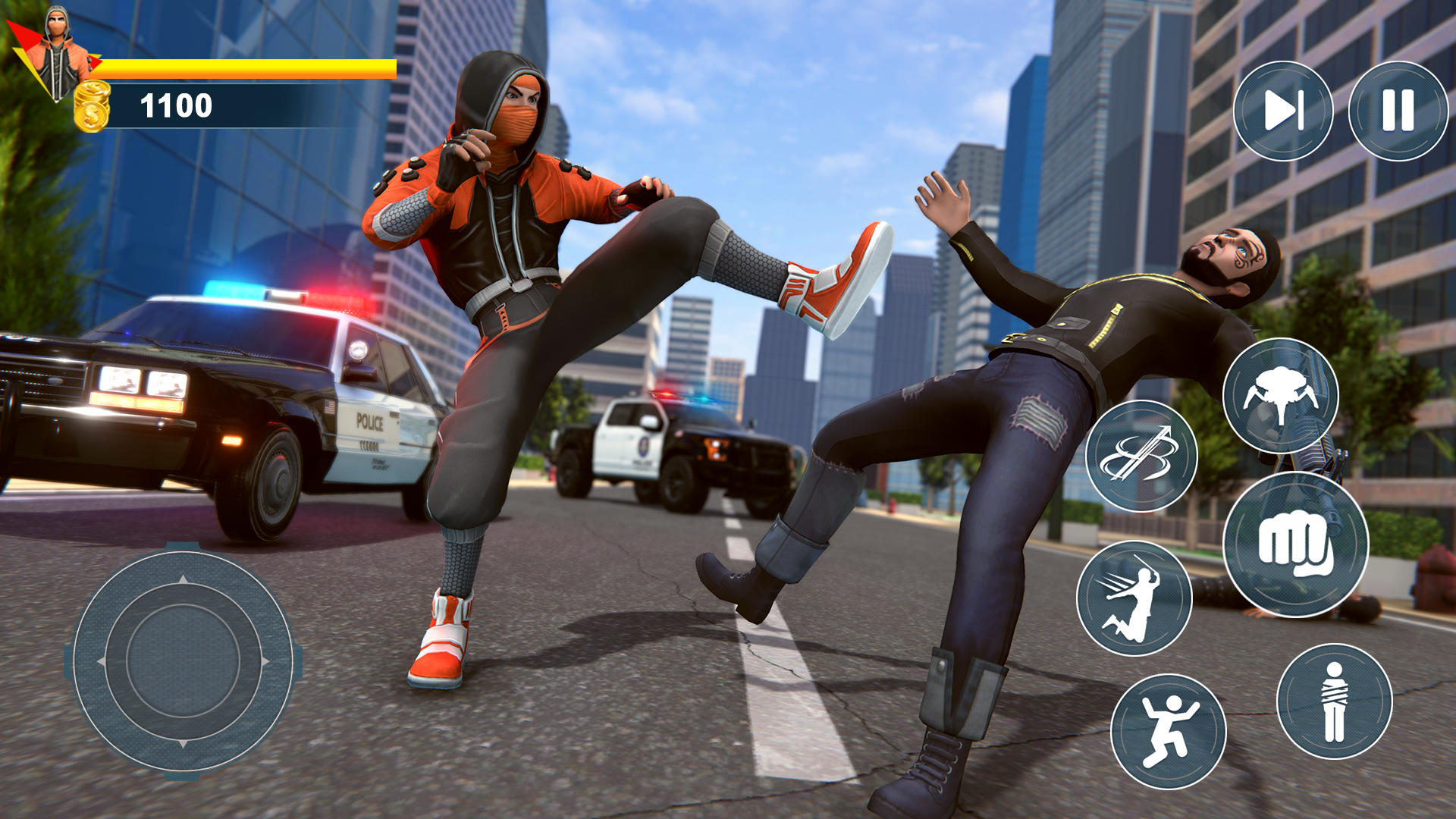 Screenshot of Super Rope Hero Fighter Rescue