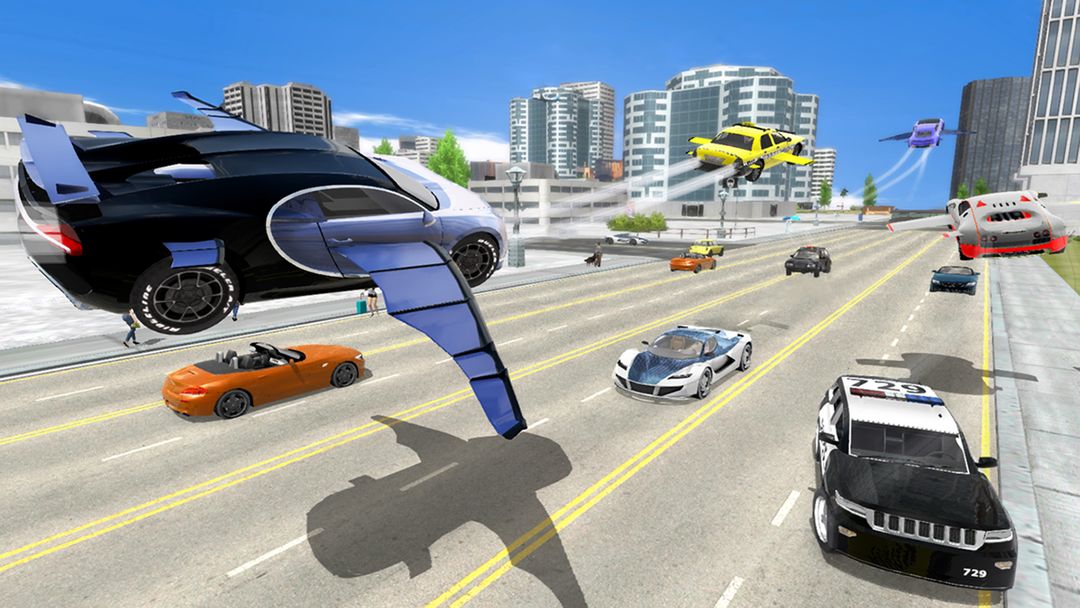 Flying Car Transport Simulator screenshot game